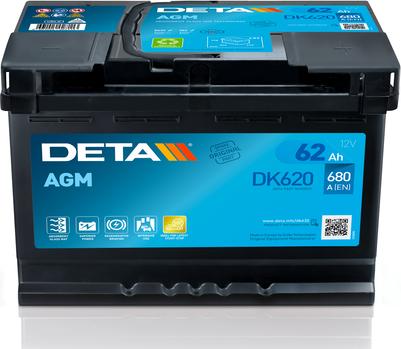 DETA DK620 - Batteria avviamento autozon.pro