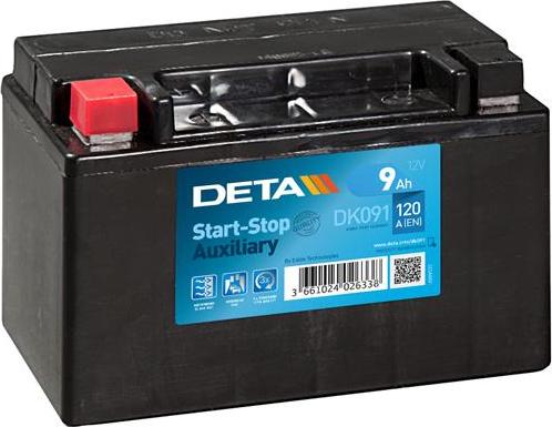 DETA DK091 - Batteria avviamento autozon.pro