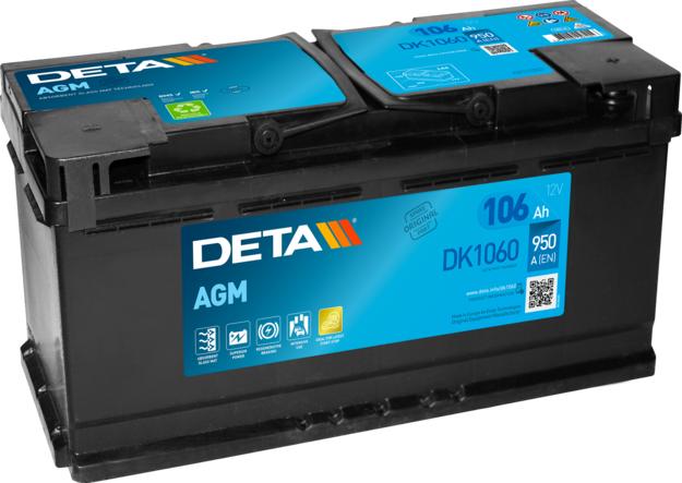 DETA DK1060 - Batteria avviamento autozon.pro