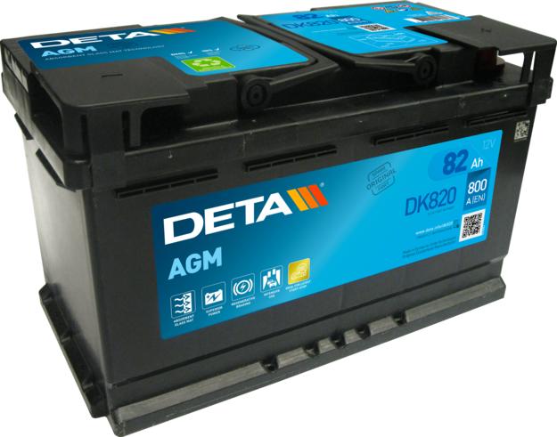 DETA DK820 - Batteria avviamento autozon.pro