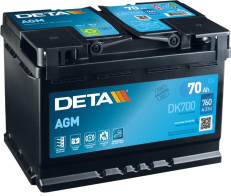 DETA DK700 - Batteria avviamento autozon.pro