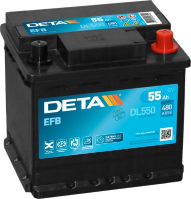 DETA DL550 - Batteria avviamento autozon.pro