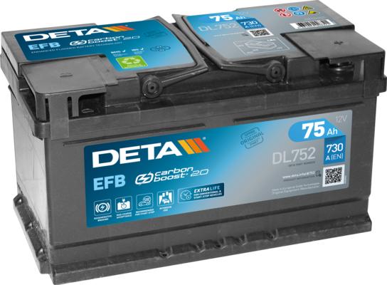 DETA DL752 - Batteria avviamento autozon.pro