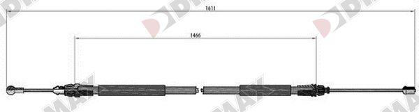 Diamax AA3006 - Cavo comando, Freno stazionamento autozon.pro