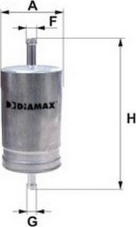 Diamax DF3265 - Filtro carburante autozon.pro