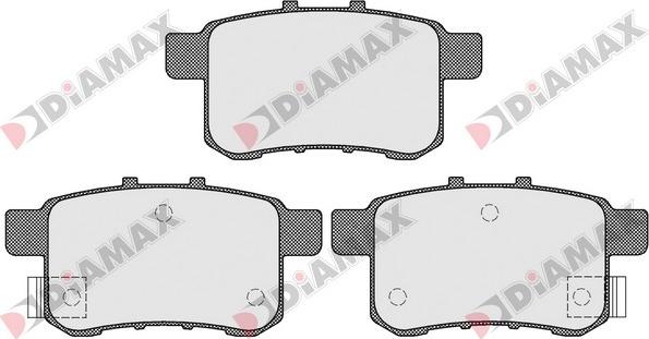 Diamax N09494 - Kit pastiglie freno, Freno a disco autozon.pro