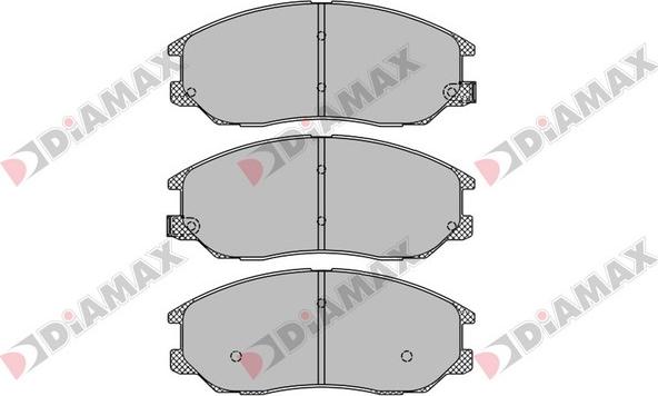 Diamax N09447 - Kit pastiglie freno, Freno a disco autozon.pro