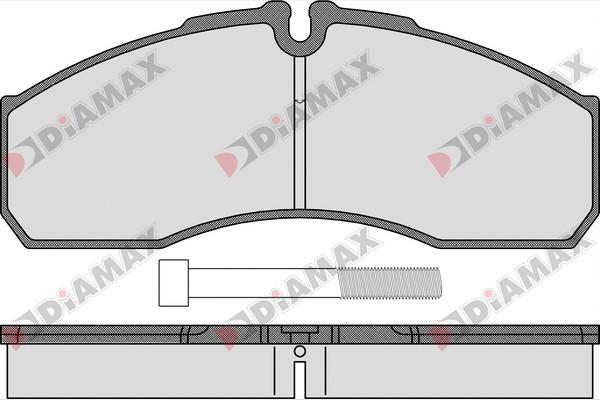 Diamax N09452 - Kit pastiglie freno, Freno a disco autozon.pro