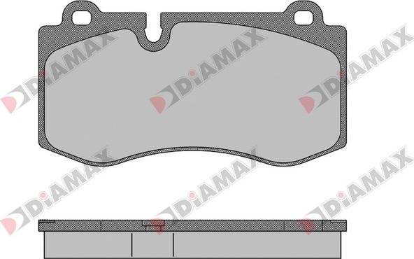 Diamax N09468 - Kit pastiglie freno, Freno a disco autozon.pro