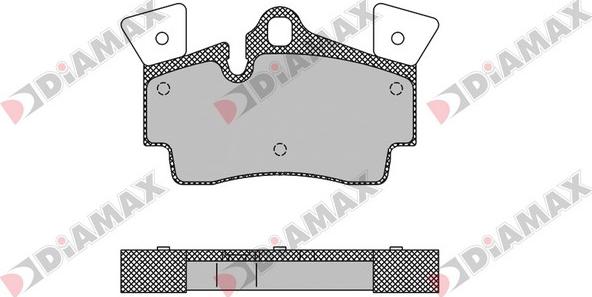 Diamax N09462 - Kit pastiglie freno, Freno a disco autozon.pro