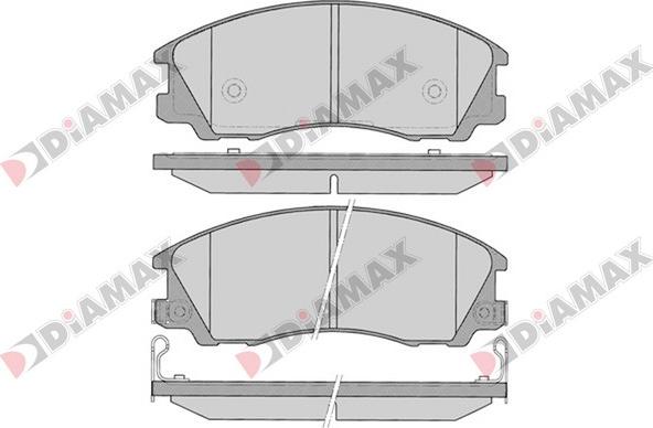 Diamax N09401 - Kit pastiglie freno, Freno a disco autozon.pro