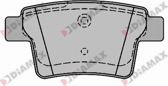 Diamax N09414 - Kit pastiglie freno, Freno a disco autozon.pro