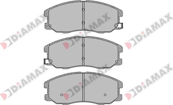 Diamax N09412 - Kit pastiglie freno, Freno a disco autozon.pro