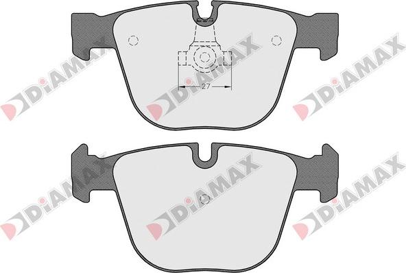 Diamax N09483 - Kit pastiglie freno, Freno a disco autozon.pro