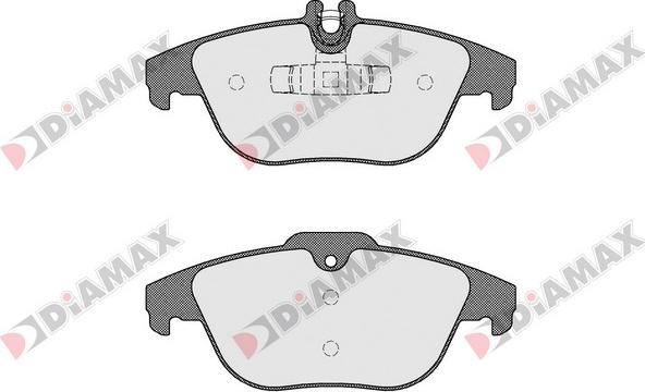 Diamax N09482 - Kit pastiglie freno, Freno a disco autozon.pro