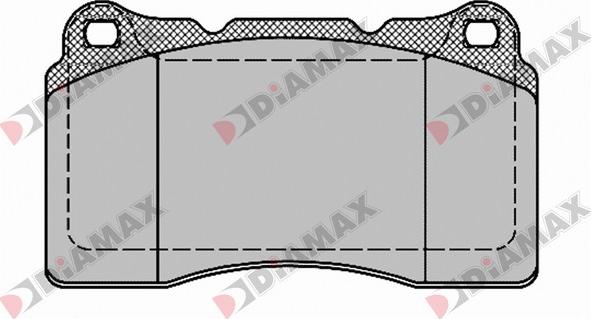 Diamax N09435 - Kit pastiglie freno, Freno a disco autozon.pro