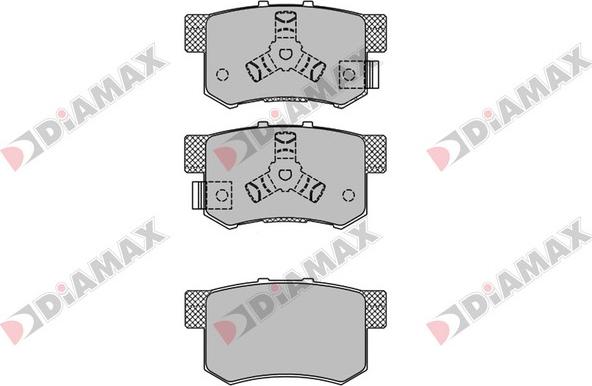 Diamax N09437 - Kit pastiglie freno, Freno a disco autozon.pro