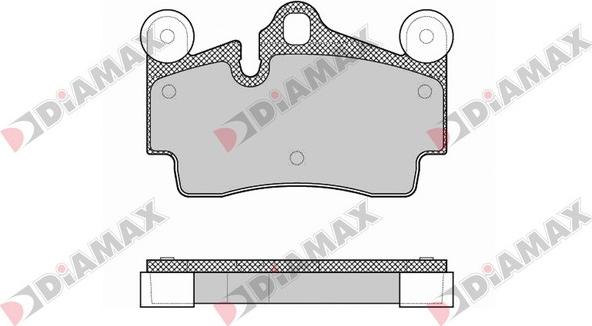 Diamax N09421 - Kit pastiglie freno, Freno a disco autozon.pro