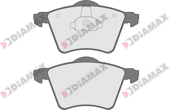 Diamax N09479 - Kit pastiglie freno, Freno a disco autozon.pro