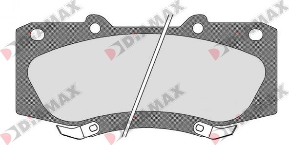 Diamax N09594 - Kit pastiglie freno, Freno a disco autozon.pro