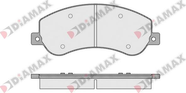 Diamax N09540 - Kit pastiglie freno, Freno a disco autozon.pro