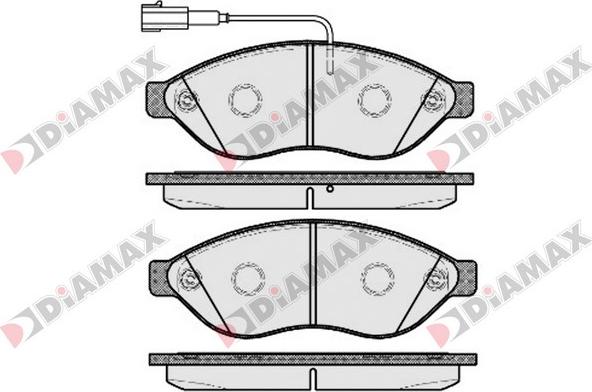 Diamax N09541 - Kit pastiglie freno, Freno a disco autozon.pro