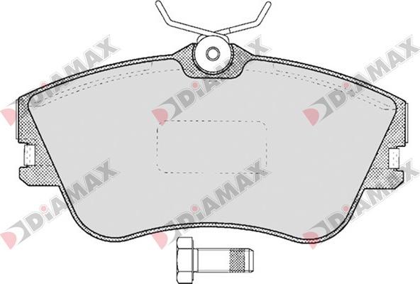 Diamax N09564 - Kit pastiglie freno, Freno a disco autozon.pro