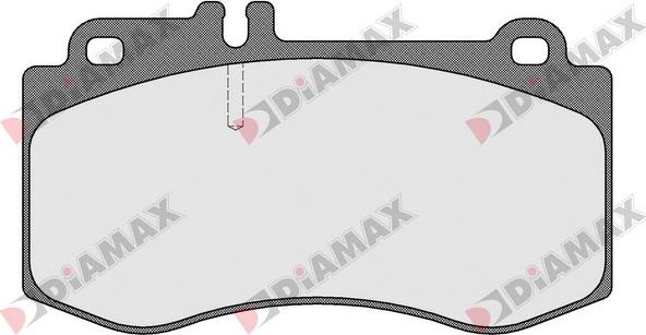 Diamax N09501 - Kit pastiglie freno, Freno a disco autozon.pro