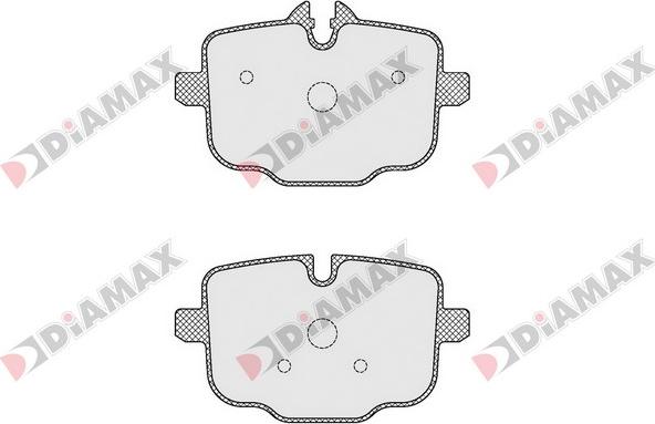 Diamax N09519 - Kit pastiglie freno, Freno a disco autozon.pro