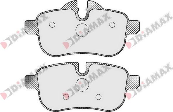 Diamax N09510 - Kit pastiglie freno, Freno a disco autozon.pro