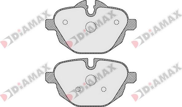 Diamax N09511 - Kit pastiglie freno, Freno a disco autozon.pro