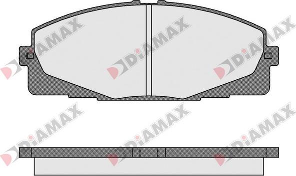 Diamax N09588 - Kit pastiglie freno, Freno a disco autozon.pro