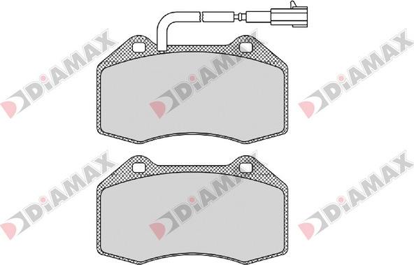 Diamax N09534 - Kit pastiglie freno, Freno a disco autozon.pro