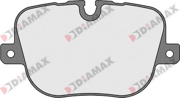 Diamax N09525 - Kit pastiglie freno, Freno a disco autozon.pro