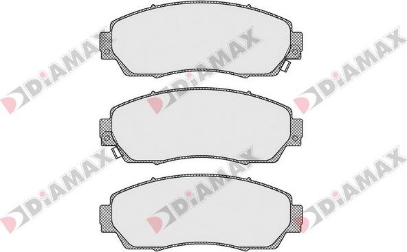 Diamax N09522 - Kit pastiglie freno, Freno a disco autozon.pro