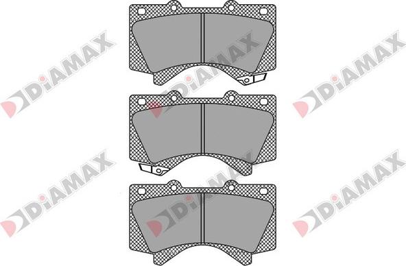 Diamax N09574 - Kit pastiglie freno, Freno a disco autozon.pro