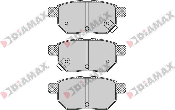 Diamax N09570 - Kit pastiglie freno, Freno a disco autozon.pro