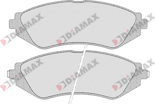 Diamax N09692 - Kit pastiglie freno, Freno a disco autozon.pro