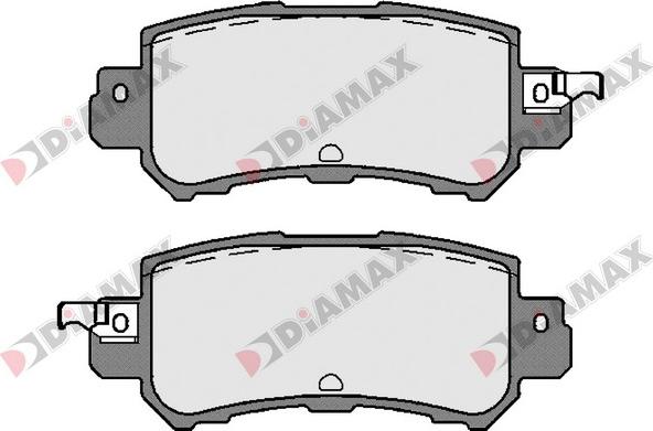 Diamax N09663 - Kit pastiglie freno, Freno a disco autozon.pro