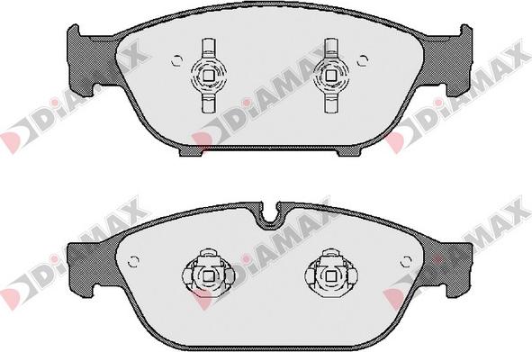 Diamax N09604 - Kit pastiglie freno, Freno a disco autozon.pro