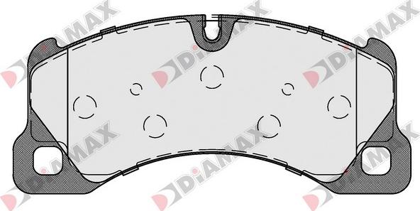 Diamax N09601 - Kit pastiglie freno, Freno a disco autozon.pro