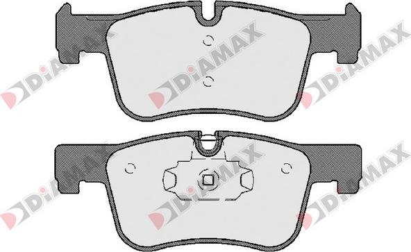 Diamax N09602 - Kit pastiglie freno, Freno a disco autozon.pro