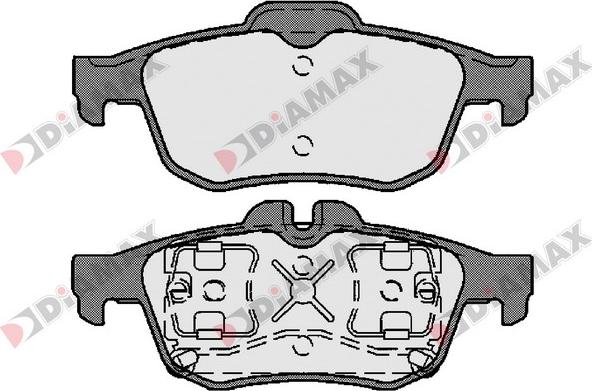 Diamax N09613 - Kit pastiglie freno, Freno a disco autozon.pro