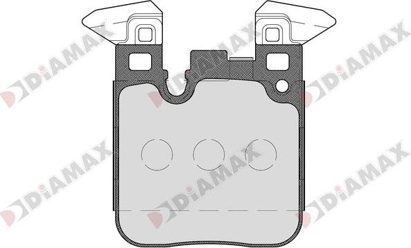 Diamax N09686 - Kit pastiglie freno, Freno a disco autozon.pro