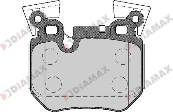 Diamax N09680 - Kit pastiglie freno, Freno a disco autozon.pro