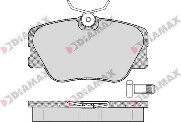 Diamax N09634 - Kit pastiglie freno, Freno a disco autozon.pro