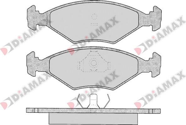 Diamax N09630 - Kit pastiglie freno, Freno a disco autozon.pro