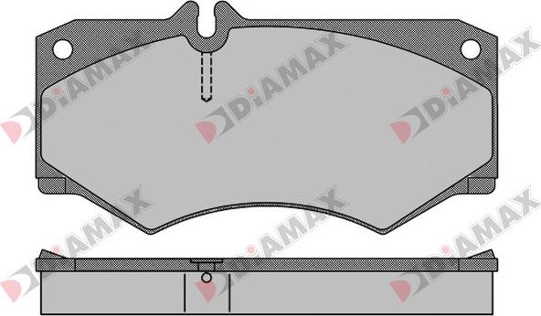 Diamax N09633 - Kit pastiglie freno, Freno a disco autozon.pro