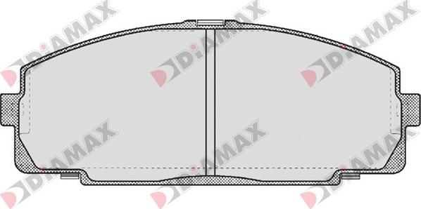 Diamax N09627 - Kit pastiglie freno, Freno a disco autozon.pro