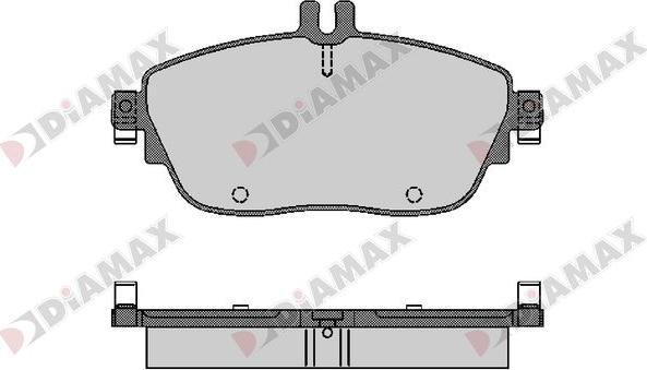 Diamax N09671 - Kit pastiglie freno, Freno a disco autozon.pro